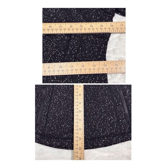 Lululemon Define Jacket Women's Size 6 Magnetized Jacquard Black White Full Zip - Picture 4 of 8